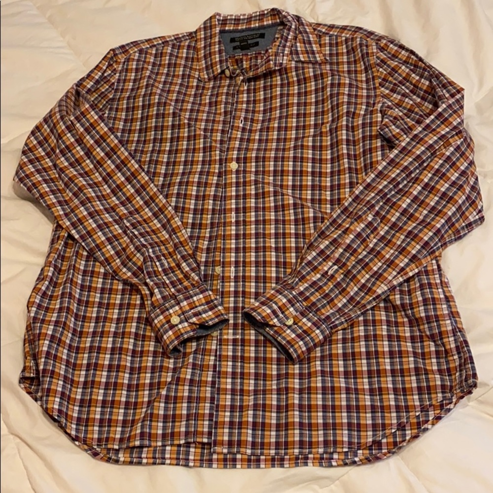Banana Republic Plaid Button Down Shirt
